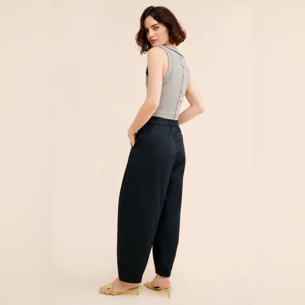 Anthropologie Poplin Barrel Pants - Picture 2 of 8